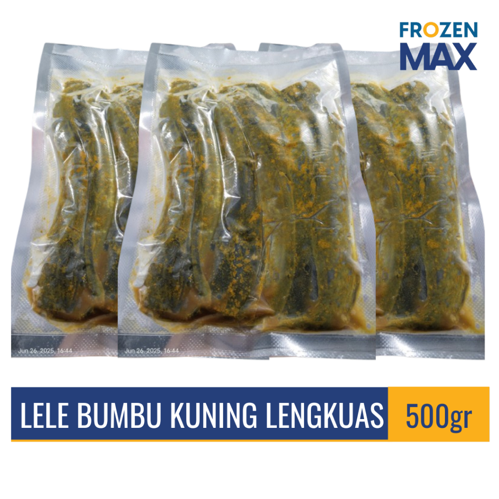 

Lele Bumbu Kuning Lengkuas 500gr | Lele Berbumbu Siap Masak | Lele Bumbu Kuning