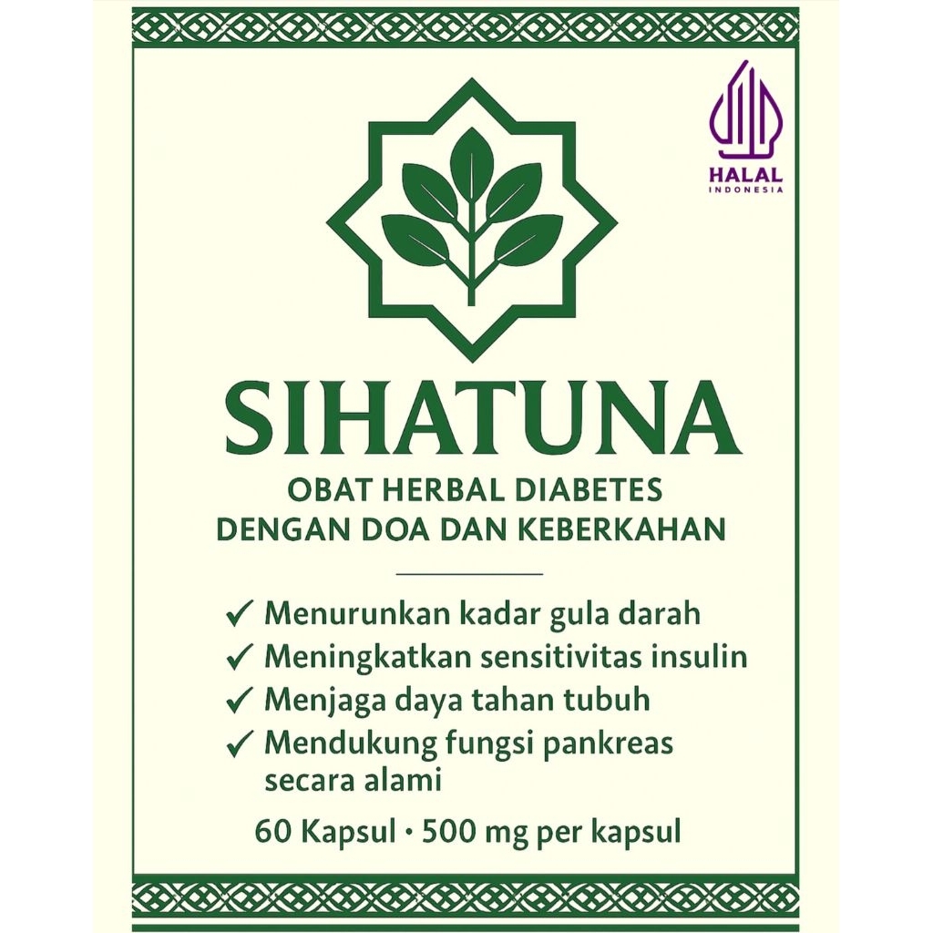 

herbal diabetes 60 kapsul