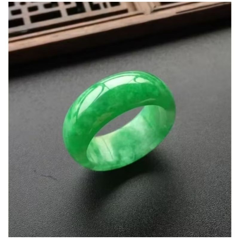 Cincin Giok Asli 100% Terbaru untuk Pria dan Wanita
