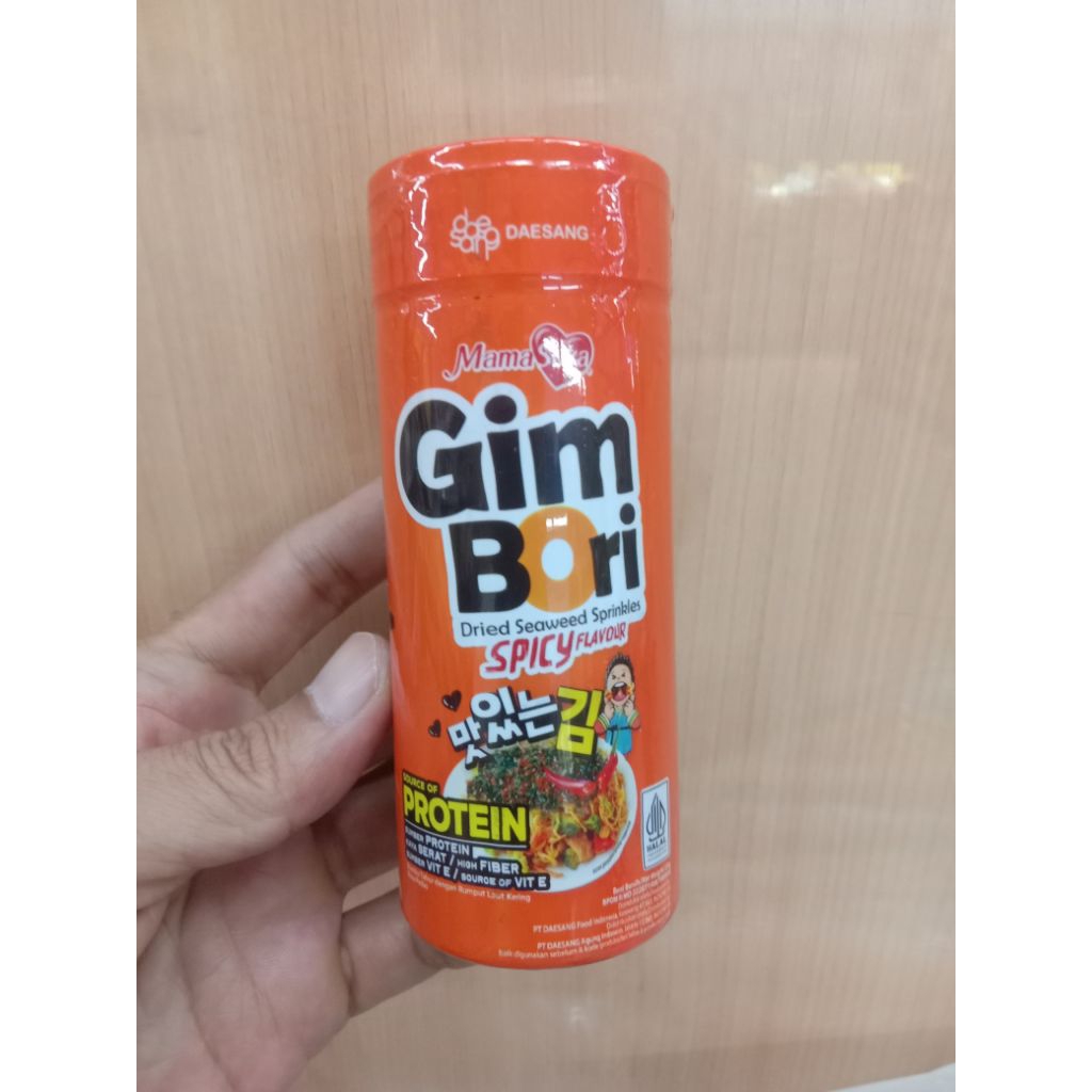 

RB mamasuka rumput laut tabur gim bori botol rasa pedas,extra pedas,bulgogi dan original 25gr.