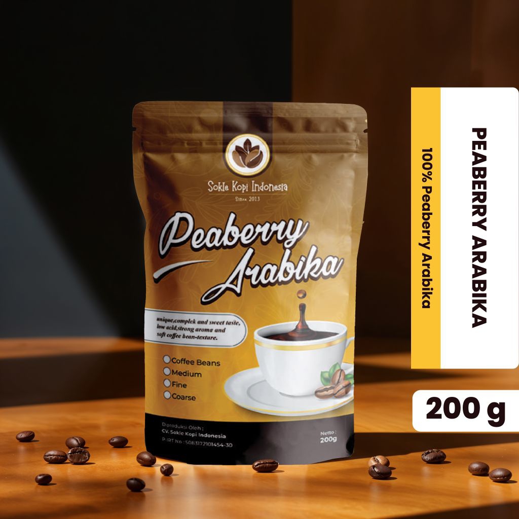 

peaberry arabika 200gram