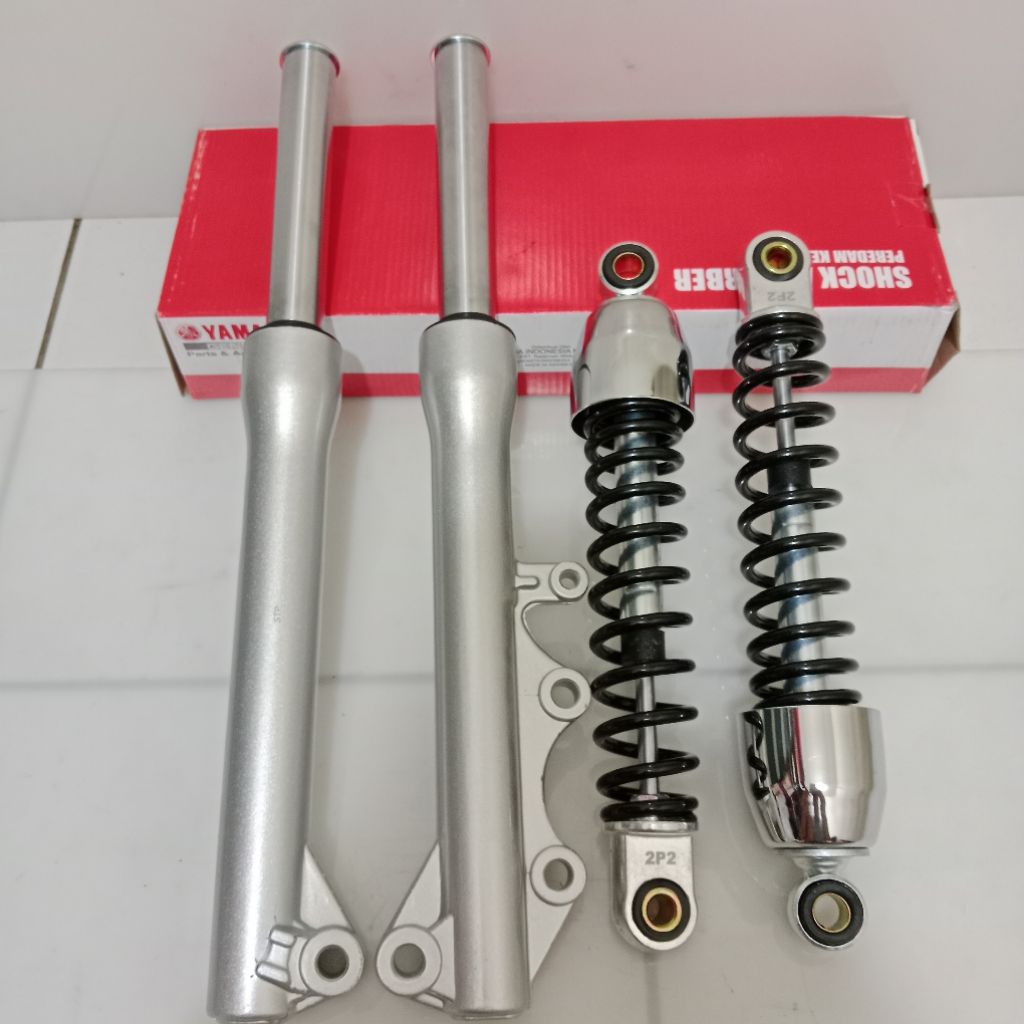 SHOCK DEPAN+BELAKANG YAMAHA JUPITER Z JUPITER Z JUPITER BURHAN 1SET SEPASANG 5TP ORI