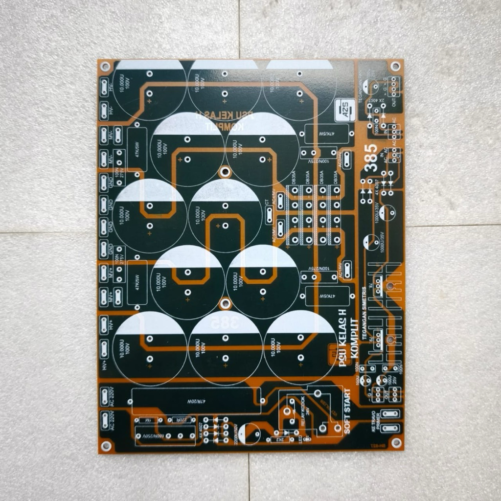 PCB Elco PSU 12 Elco Class H Class HD Komplit Fitur Amplifier