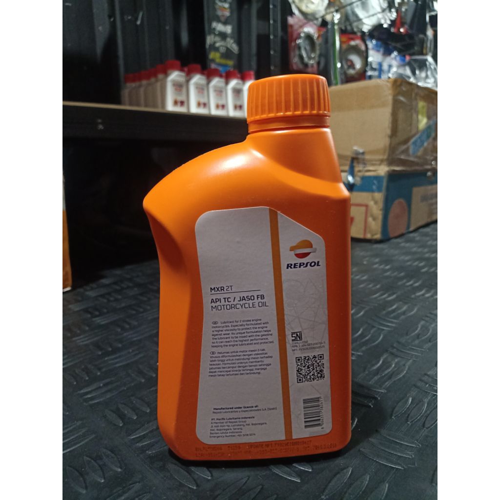 OLI SAMPING REPSOL MXR 2TAK SEMI SYNTETICH ORIGINAL