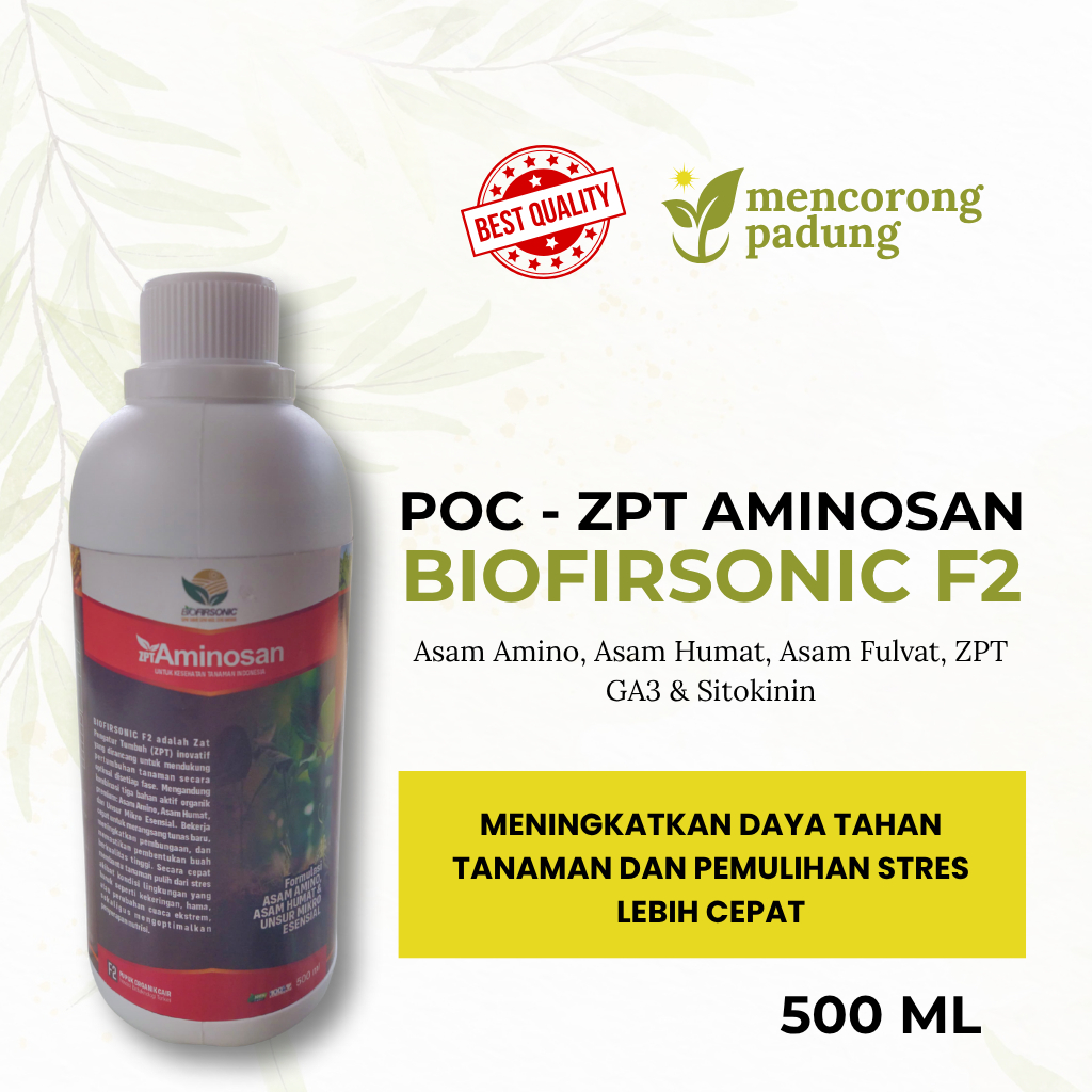 BIOFIRSONIC F2 - Pupuk Organik Cair ZPT Aminosan - Asam Amino 500 ML