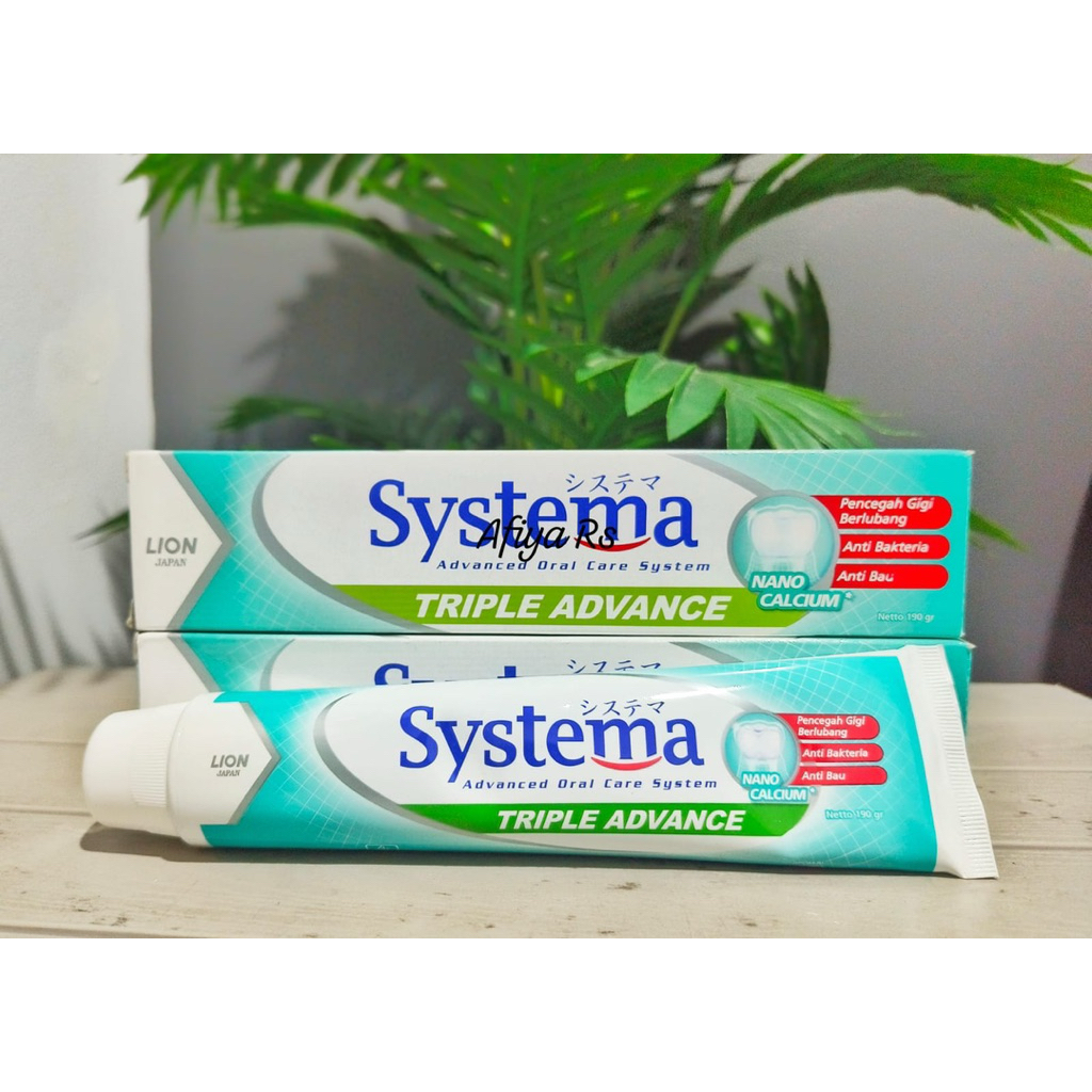 Systema Triple Advance Pasta Gigi / Odol Systema Pembersih Mulut & Gusi 190 gr