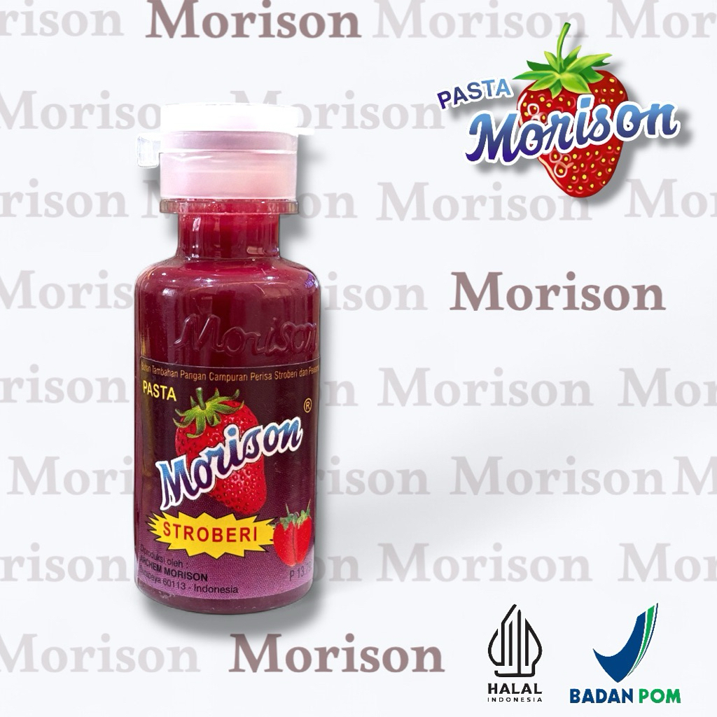 

Pasta Morison Strawberry Perisa & Pewarna Essence