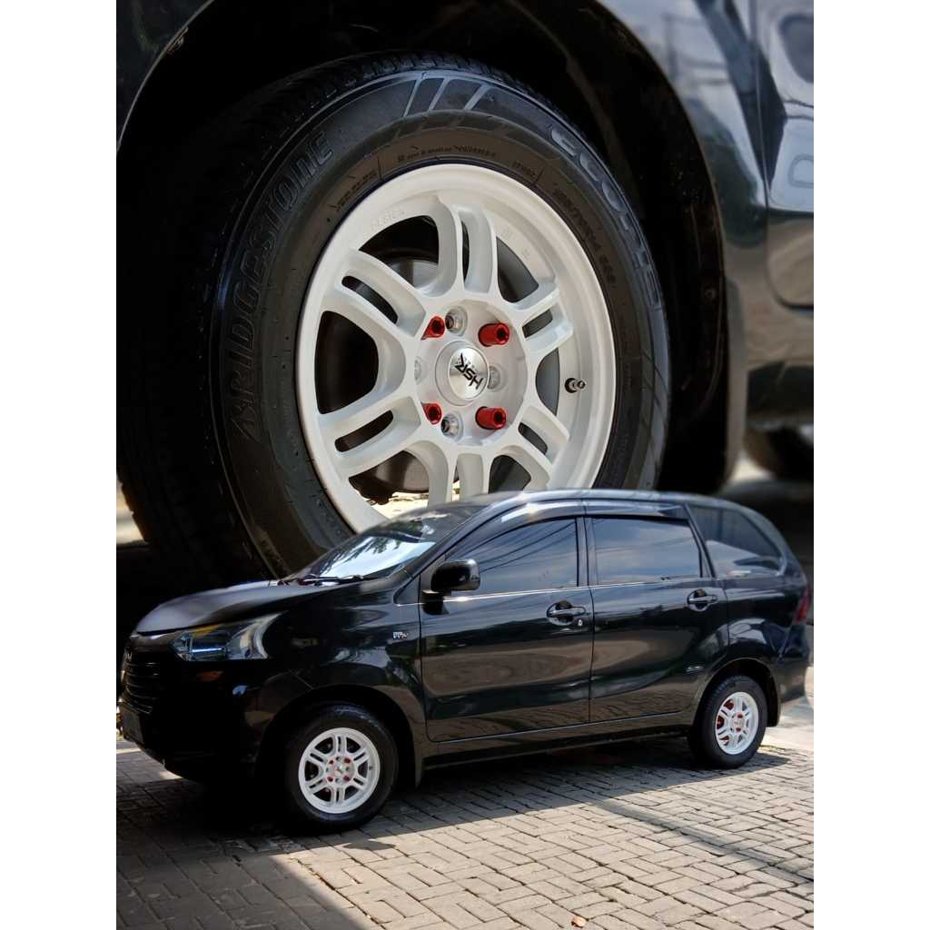 PAKET ELEGANT VELG HSR AERI R15 UNTUK MOBIL AVANZA XENIA PLUS BAN ACCELERA 185 70 R14-METRO