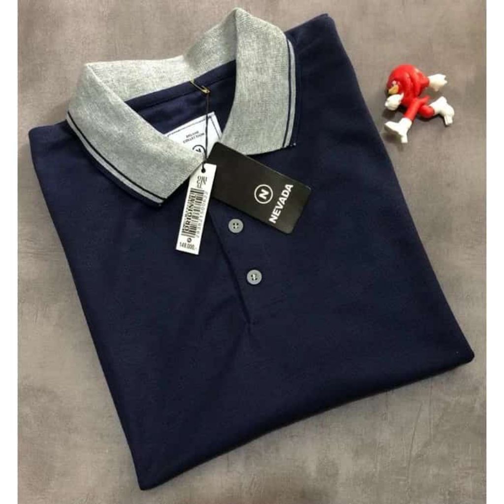 baju kaos kerah kaos kerah lengan pendek