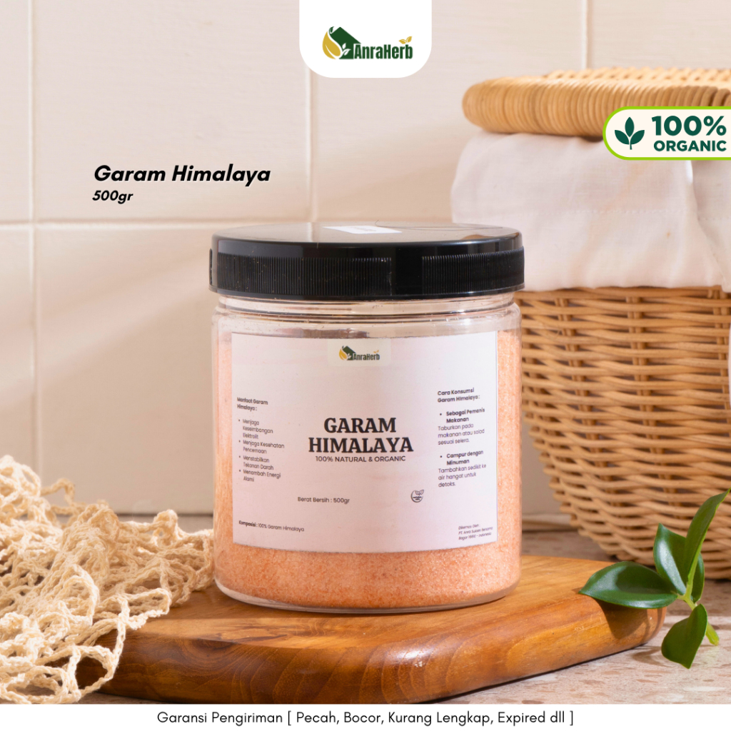 

AnraHerb Garam Himalaya 500gr | Asli Halus Murni Untuk Masak dan Kesehatan