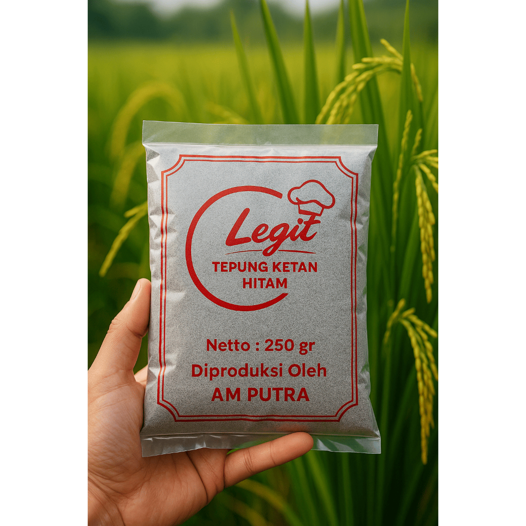 

Tepung Ketang Hitam 250 Gram Premium Untuk Bolu | Asli Beras Ketan Hitam