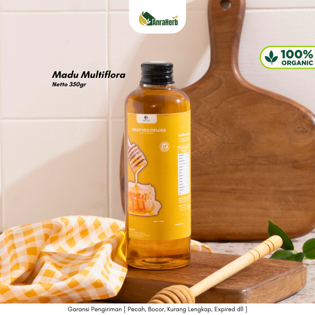 

AnraHerb Madu Multiflora 350gr | Sumber Energi Alami Dan Penunjang Imun Tubuh
