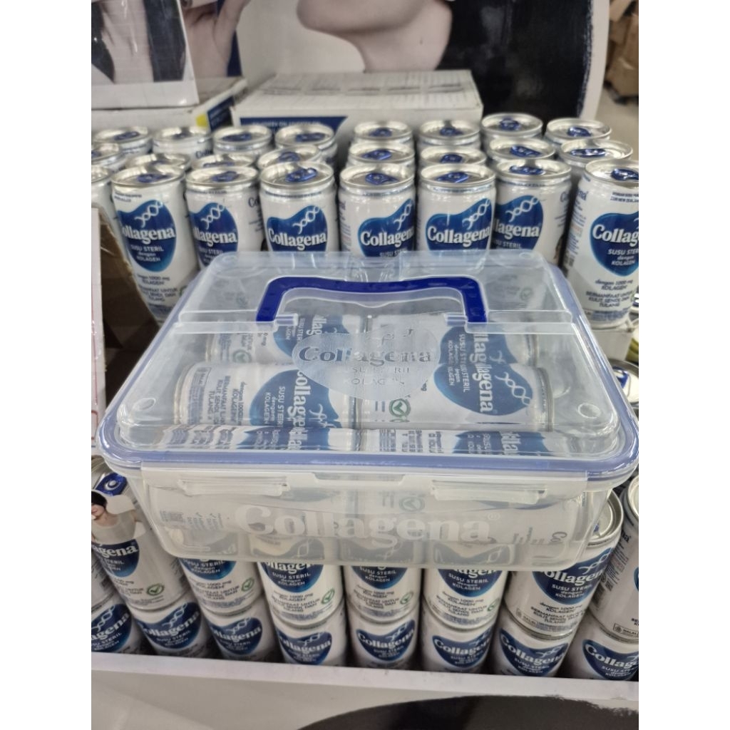 

COLLAGENA SUSU STERIL DENGAN KOLAGEN Paket 6pcs Free kontainer Cantik @189ml
