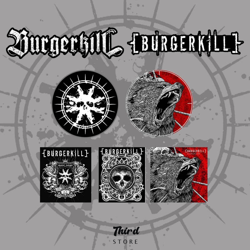 

Sticker Burgerkill pack (isi7Lbr) vinyl anti air cutting LOGO
