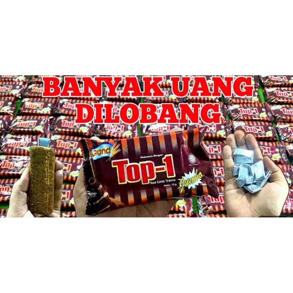 

Snack top one jumbo coklat berhadiah uang tunai