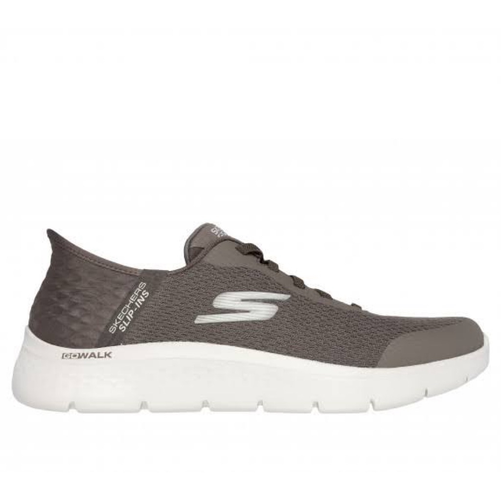 Sepatu Sneakers Pria Skechers Go Walk Flex Taupe