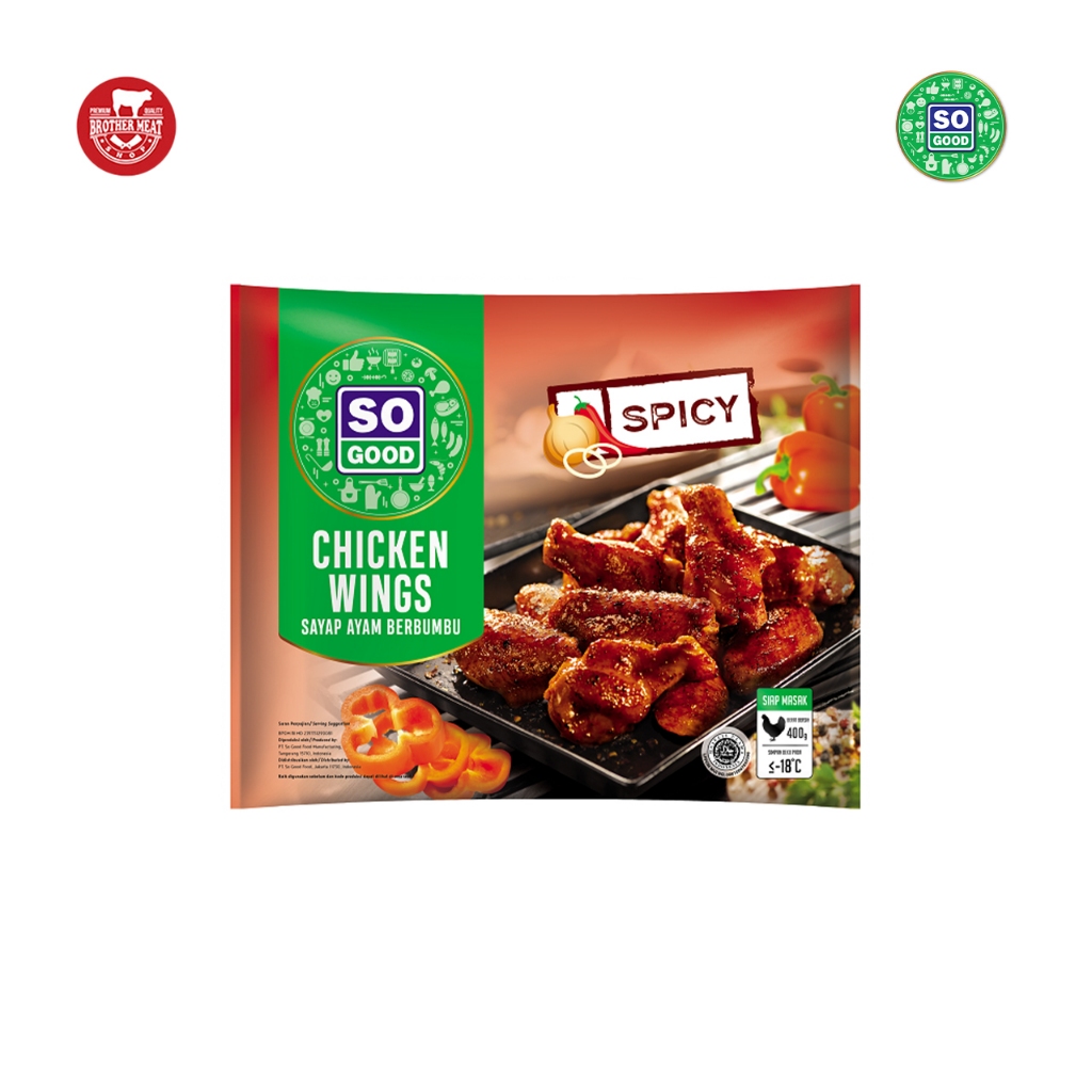 

So Good Chicken Wings Spicy 400gr - Brothermeatshop