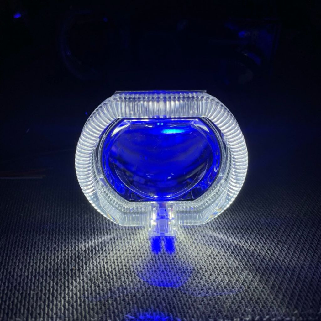 ￼Lampu Projie Biled ala ala kw Projie ala ala Biled 2.5 Inch Devil + Angel Light Putih-Kuning