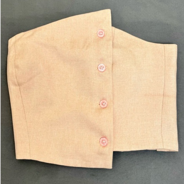 Preloved Baju Bekas Crop Top Skirt Korea Seragam Korea