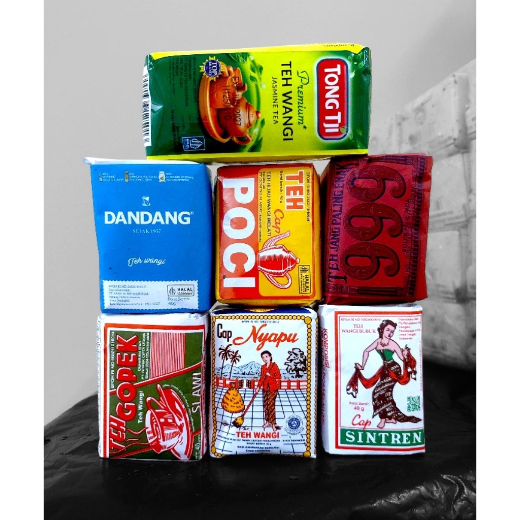 

racikan 7 teh.. ( sintren / nyapu / gopek / dandang / poci / 999 / tj premium 50g )