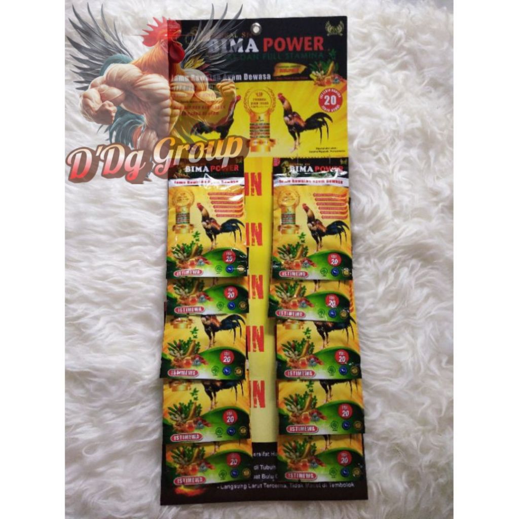 Bima Power SN 1 Renteng Jamu Ayam Bangkok Aduan