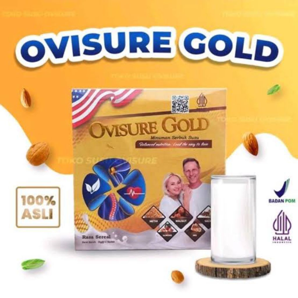 

OVISURE GOLD SUSU VITAMIN TULANG DAN NYERI SENDI OTOT TERBAIK BPOM