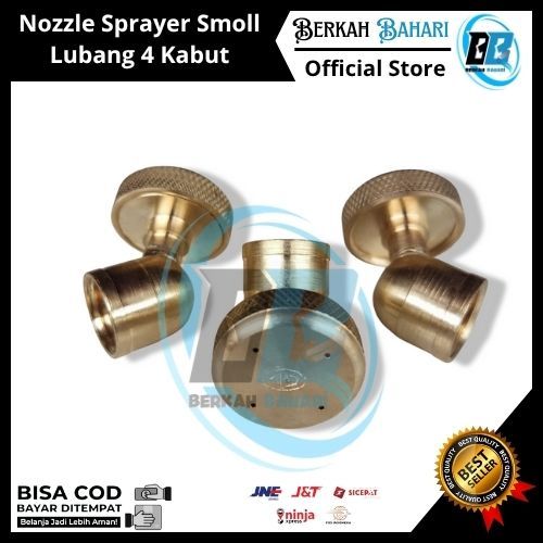 Nozzle Sprayer Smoll Lubang 4 | Nozzle Spuyer Lubang 4 Kabut | Nozel Kepala Semprotan Lubang 4