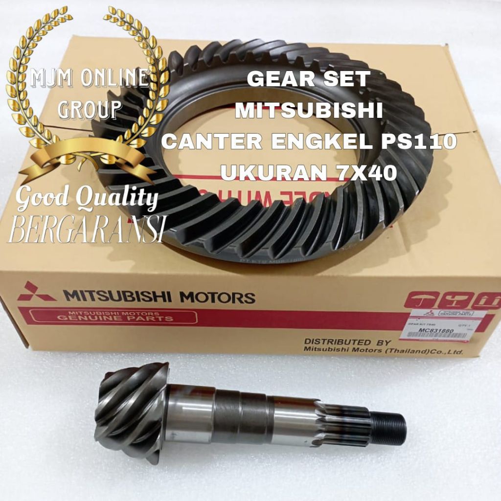 Gear set Ps100 7x40 - Gigi gardan Mitsubishi Ps110 / Canter Engkel 110ps rasio 7x40 Good Quality