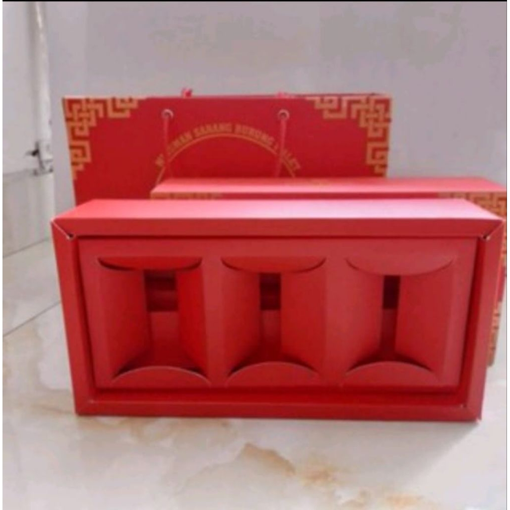 

premium hampers gift box goodie bag/kotak minuman sarang burung walet isi 3botol 100ml dan 120ml