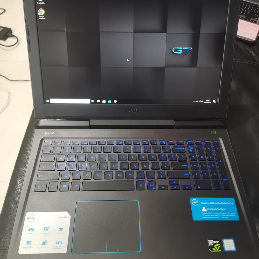 Laptop Dell 15 Gaming G7 7588 i7 Gen 8 GTX 1050 Ti 4GB RAM 32GB SSD 512