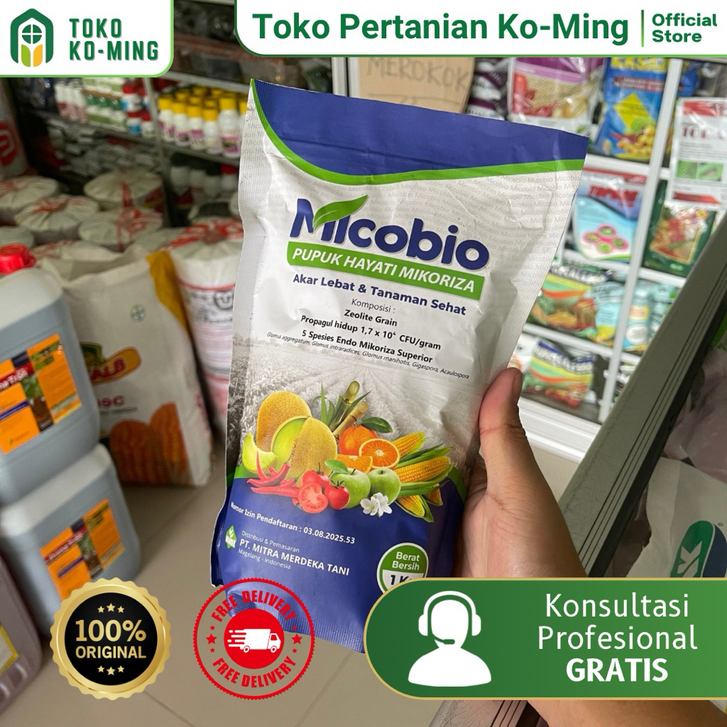 PUPUK MICOBIO - PUPUK MIKORIZA - PUPUK HAYATI - 1 KG