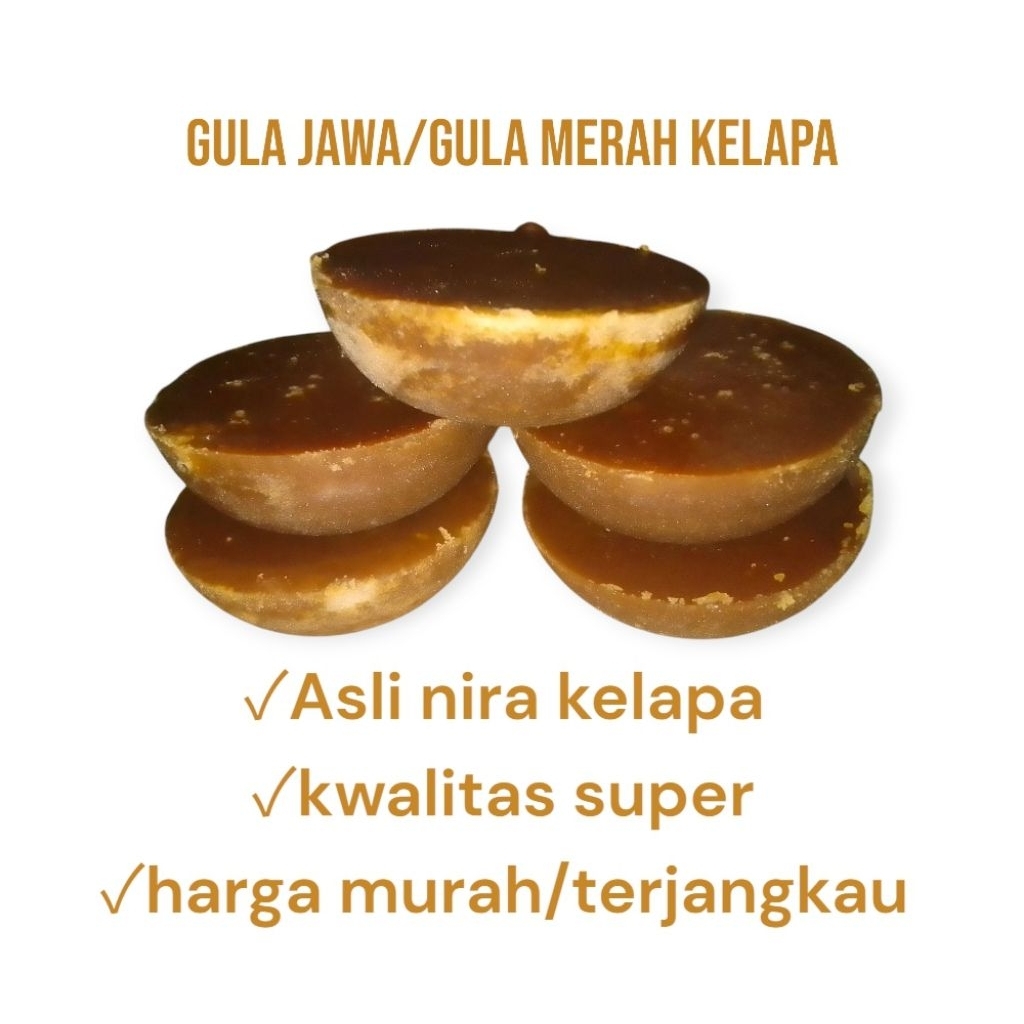 

gula merah kelapa batok asli pacitan 1kg