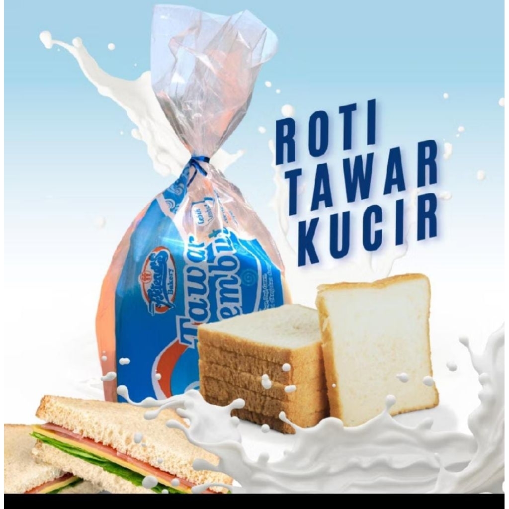 

roti tawar lembut kuncir
