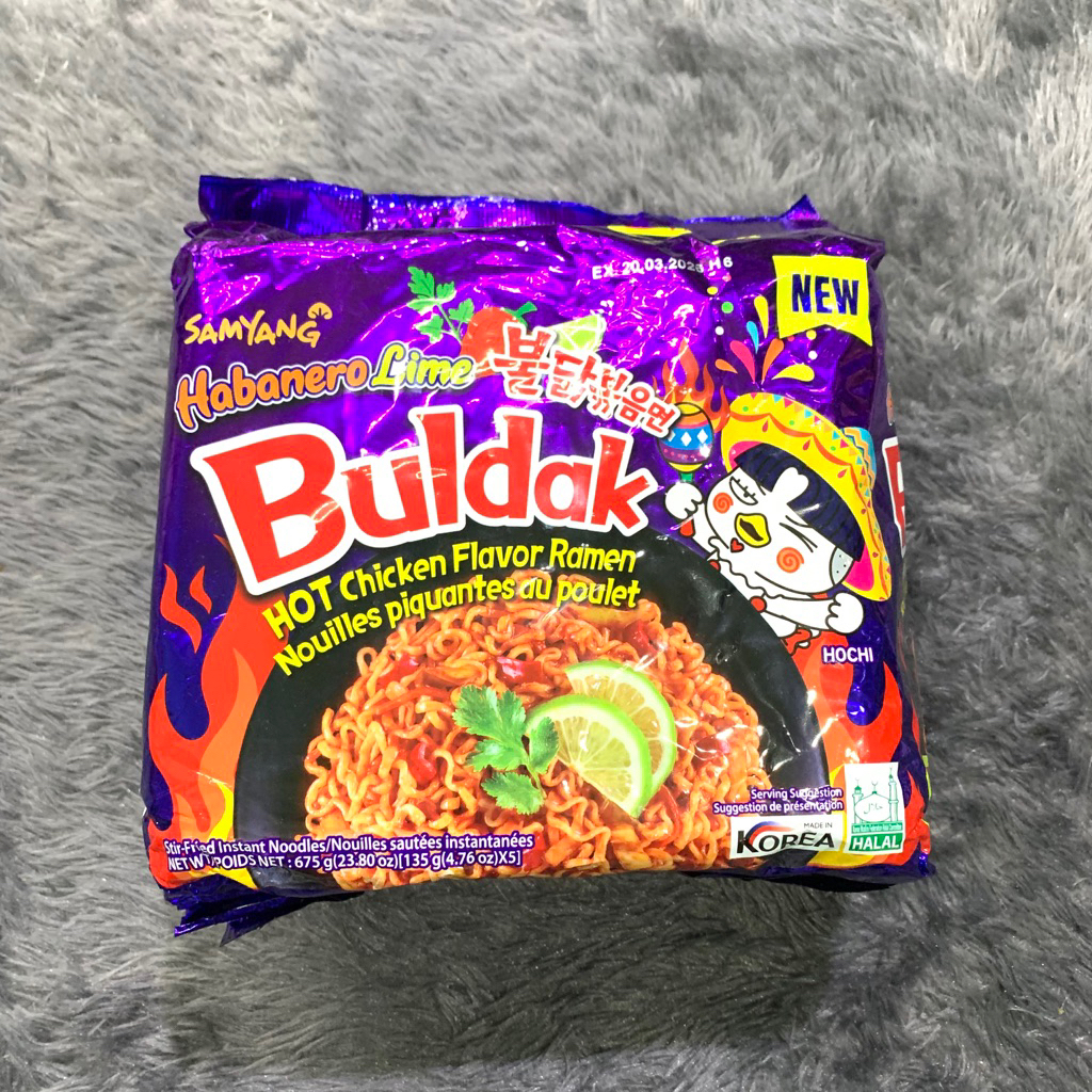 

[ECER] Samyang Buldak Habanero Lime Halal Korea