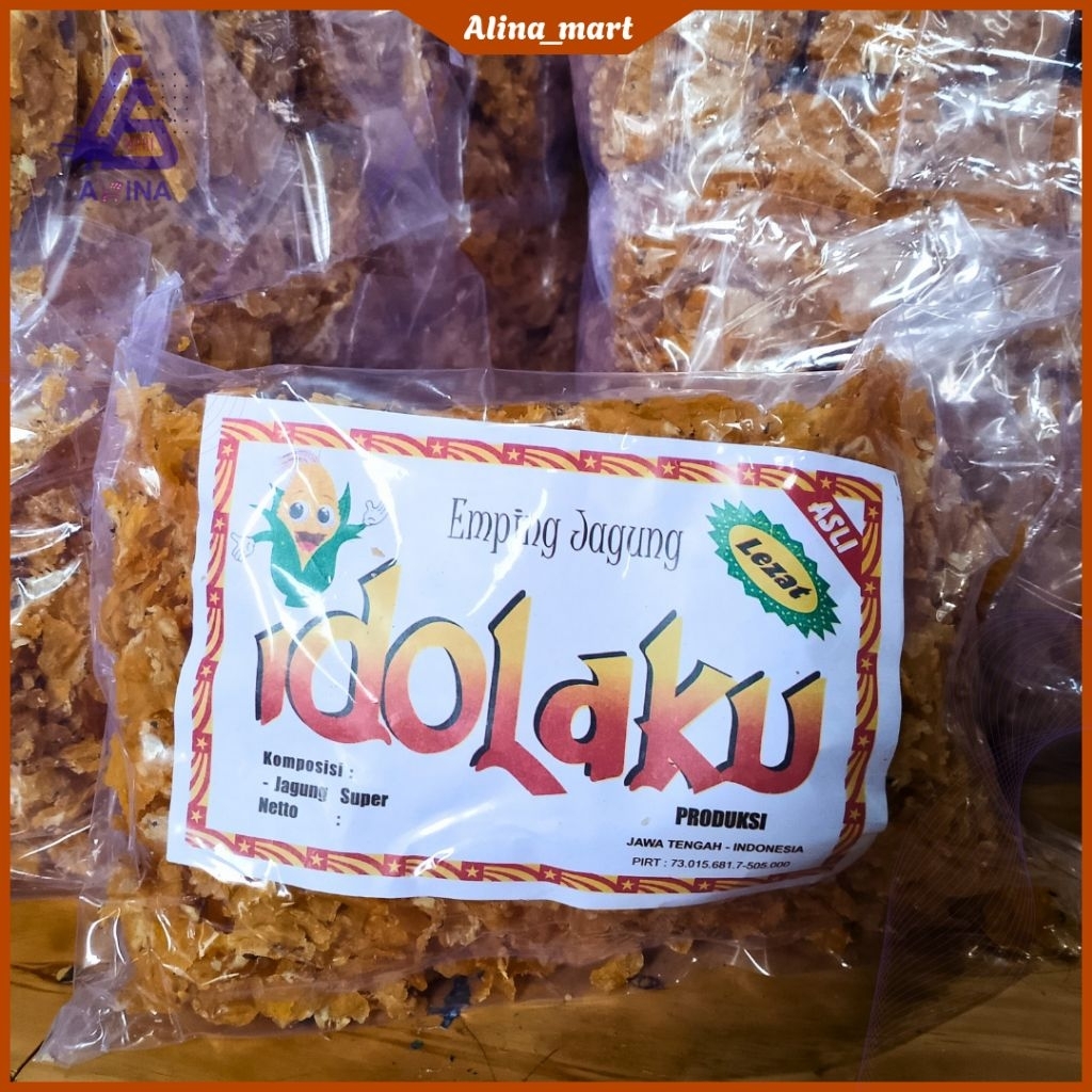 Emping Jagung Idolaku 400 gram