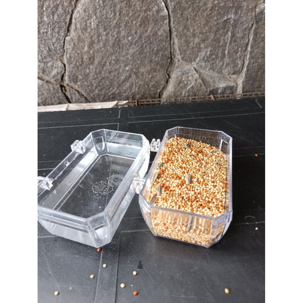 CEPUK MANDI KENARI PER PACK ISI 20 PCS TEMPAT MANDI BURUNG KENARI CEPUK TEMPAT WADAH PAKAN BURUNG