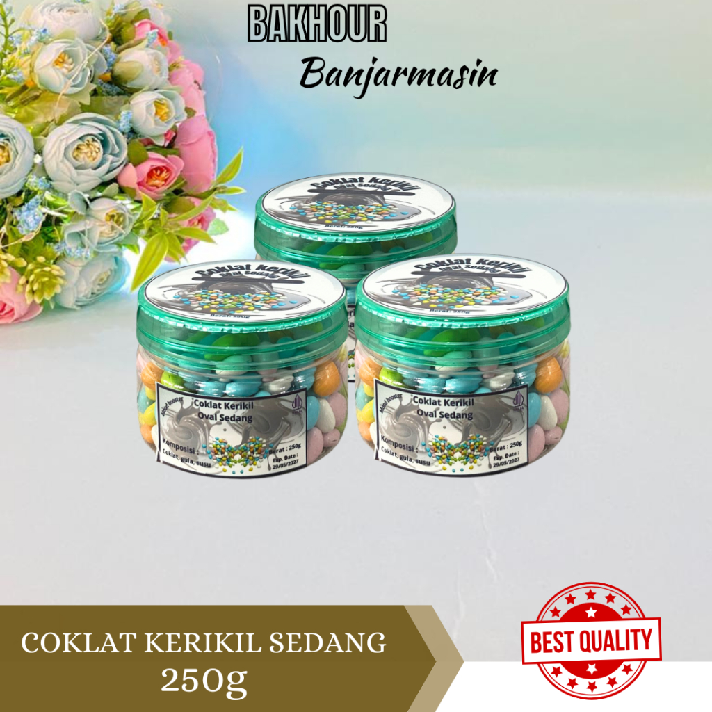 

COKLAT KERIKIL OVAL SEDANG 250 GRAM