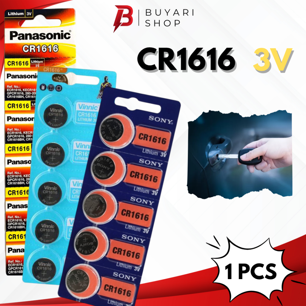 Baterai Jam Tangan I ORIGINAL Baterai CR1616 I Baterai Remot I baterai Kunci Mobil I baterai mainan 