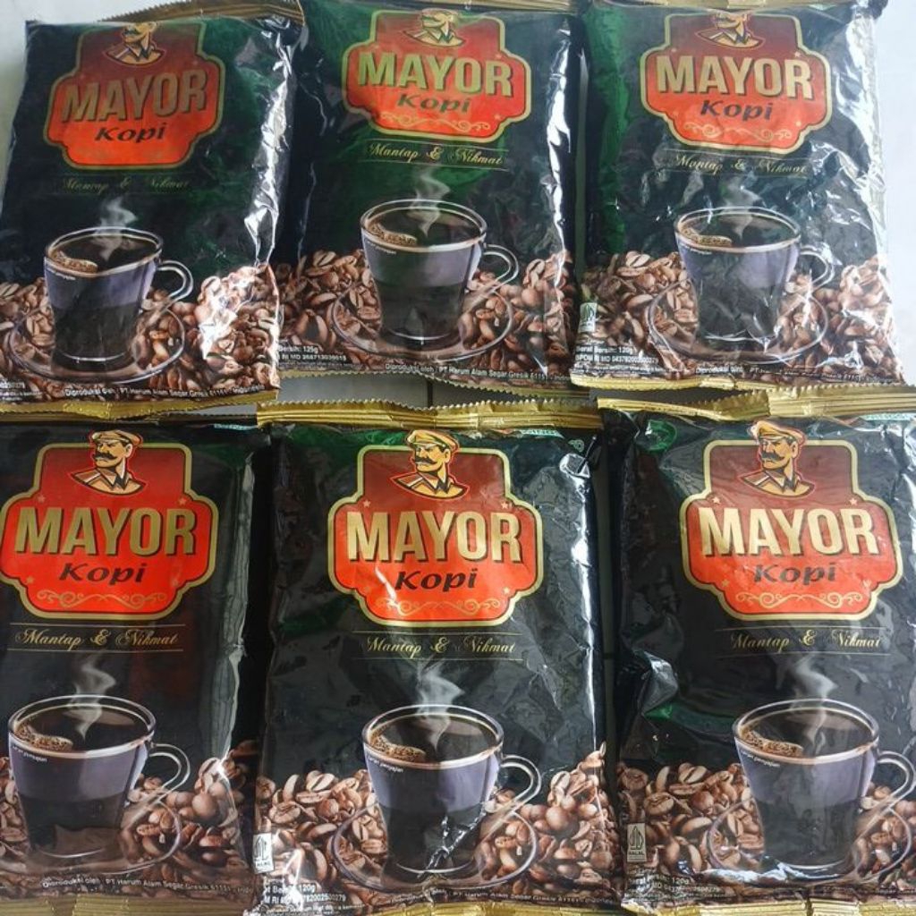 

kopi bubuk hitam mayor netto 125gr harga gk bikin kantong bolong boss ku