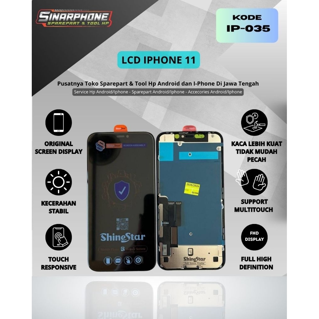 LCD IPHONE 11 KUALITAS ORIGINAL