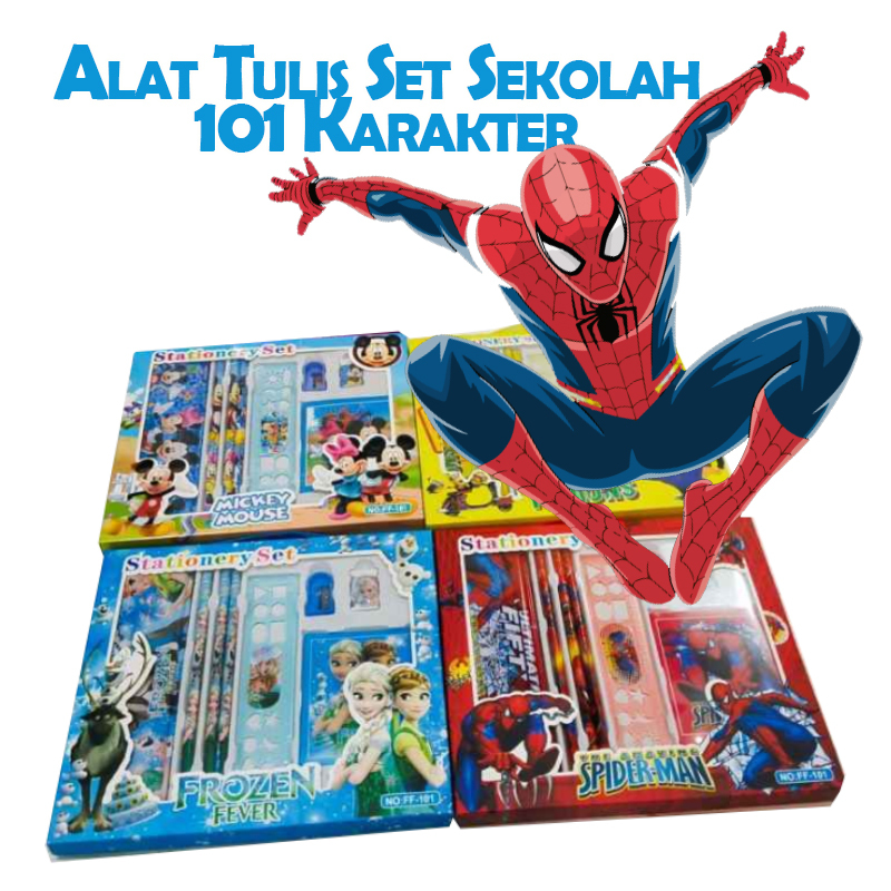 

Alat Tulis Set Sekolah 101 Karakter