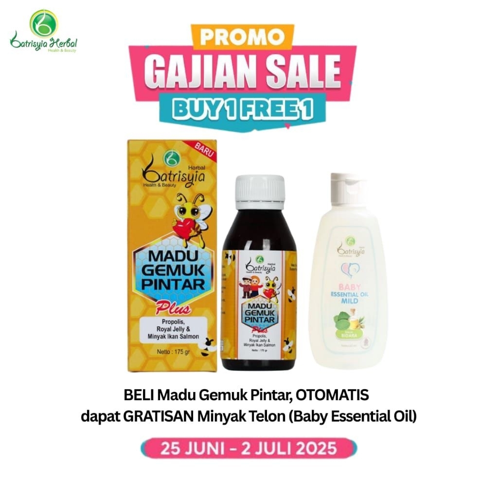 

PROMO Batrisyia Madu Gempi 175gr Madu Gemuk Pintar Penambah Nafsu Makan Anak Madu Herbal Anak