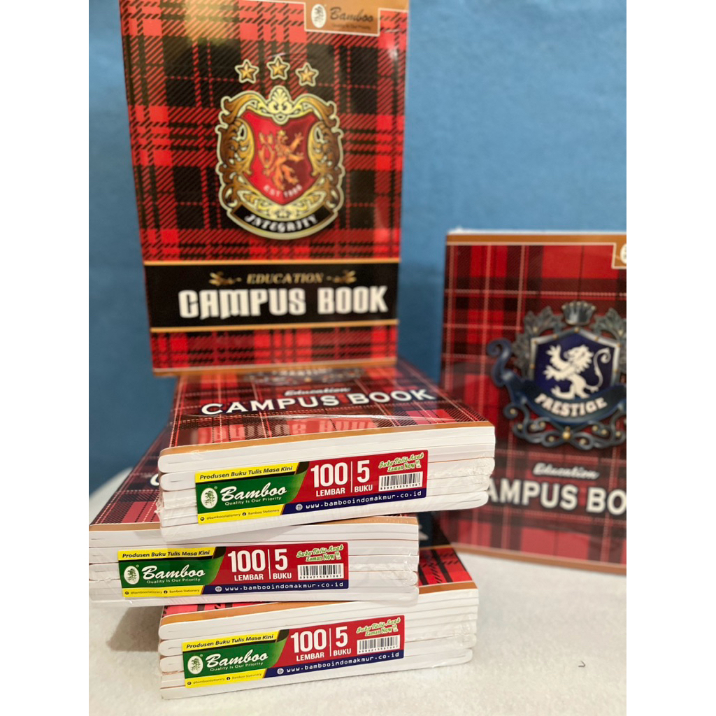

Buku Tulis Bambo Boxy 100L 1pak ( 5 Buku )