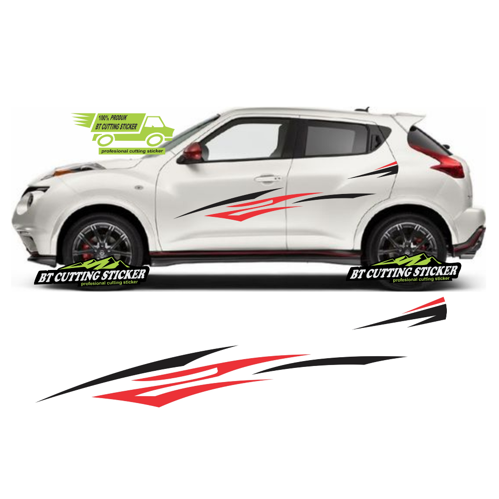 Stiker Nissan Juke / Sticker Mobil Nissan Juke / Striping Body Nissan Juke / Stiker Mobil
