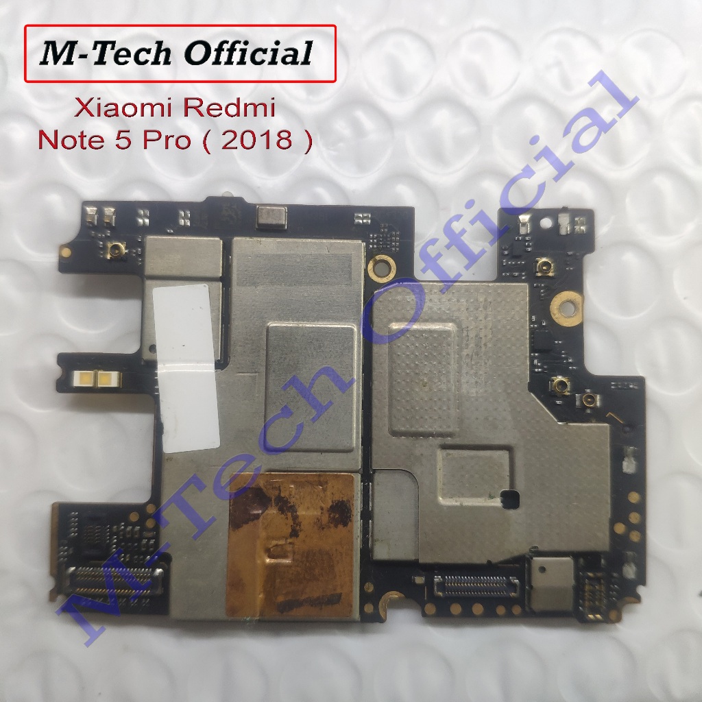 [5148] PCB Mesin Xiaomi Redmi Note 5 Pro original copotan mulus minus mati / matot