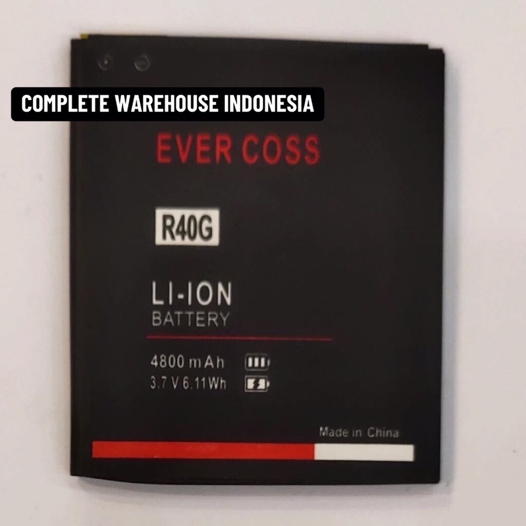 BATERAI EVERCOSS R40G / BATTERY EVERCOSS R40G / BATRE EVERCOSS R40G ORIGINAL BATTERY