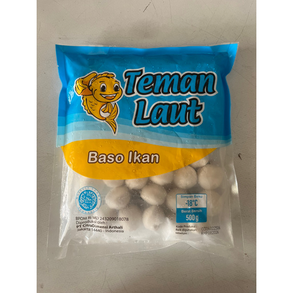 

Bakso Ikan Teman Laut 500gr