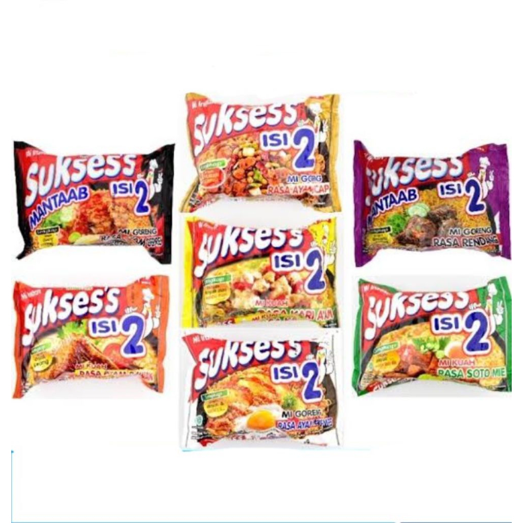 

mie sukses isi 2 rasa ayam kremes/rasa ayam kecap/rasa rendang/rasa ayam geprek/rasa kari ayam/rasa ayam bawang