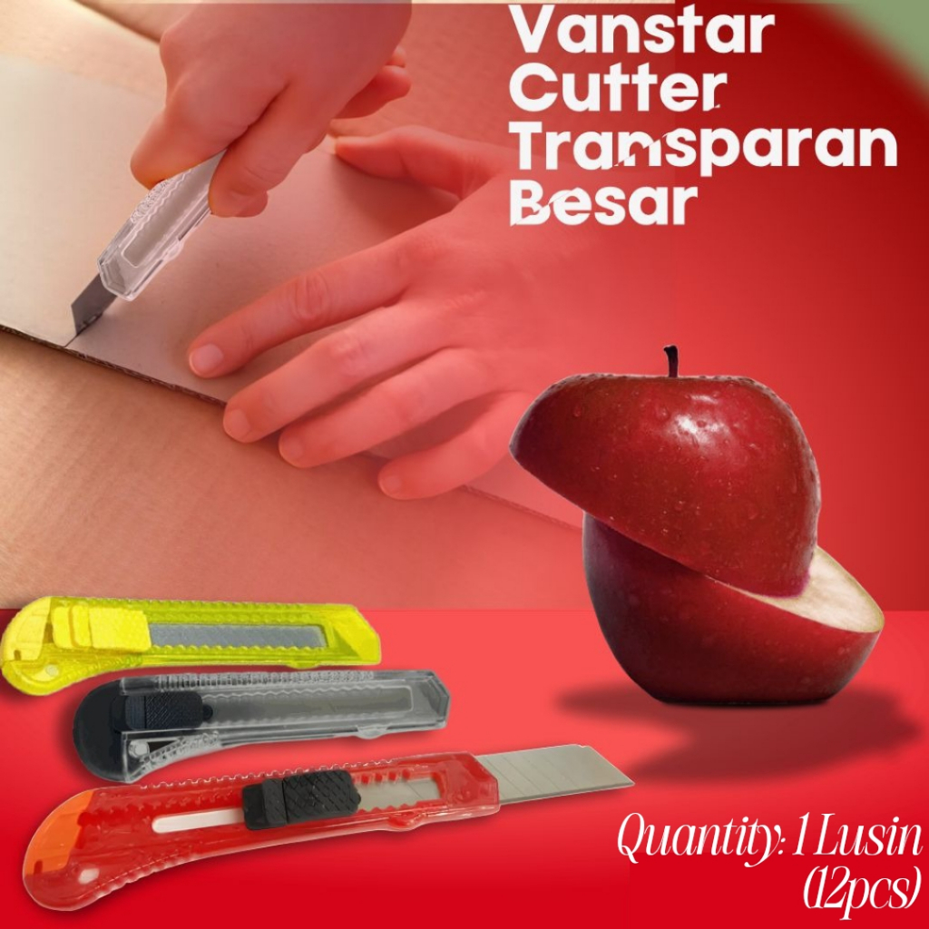 

Cutter Renceng Lusinan Vanstar Transparan