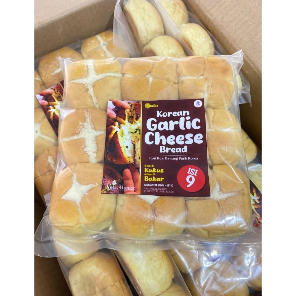 

ROTI KOREA KEJU GARLIC ISI 9|GARLIC KOREAN CHEESE BREAD|NURI FRUITS